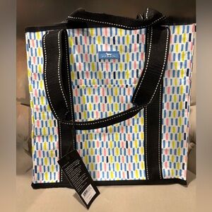 Scout Study Haul Shoulder Bag ~”Chalk About It” Tote in Spring Colors ~ New